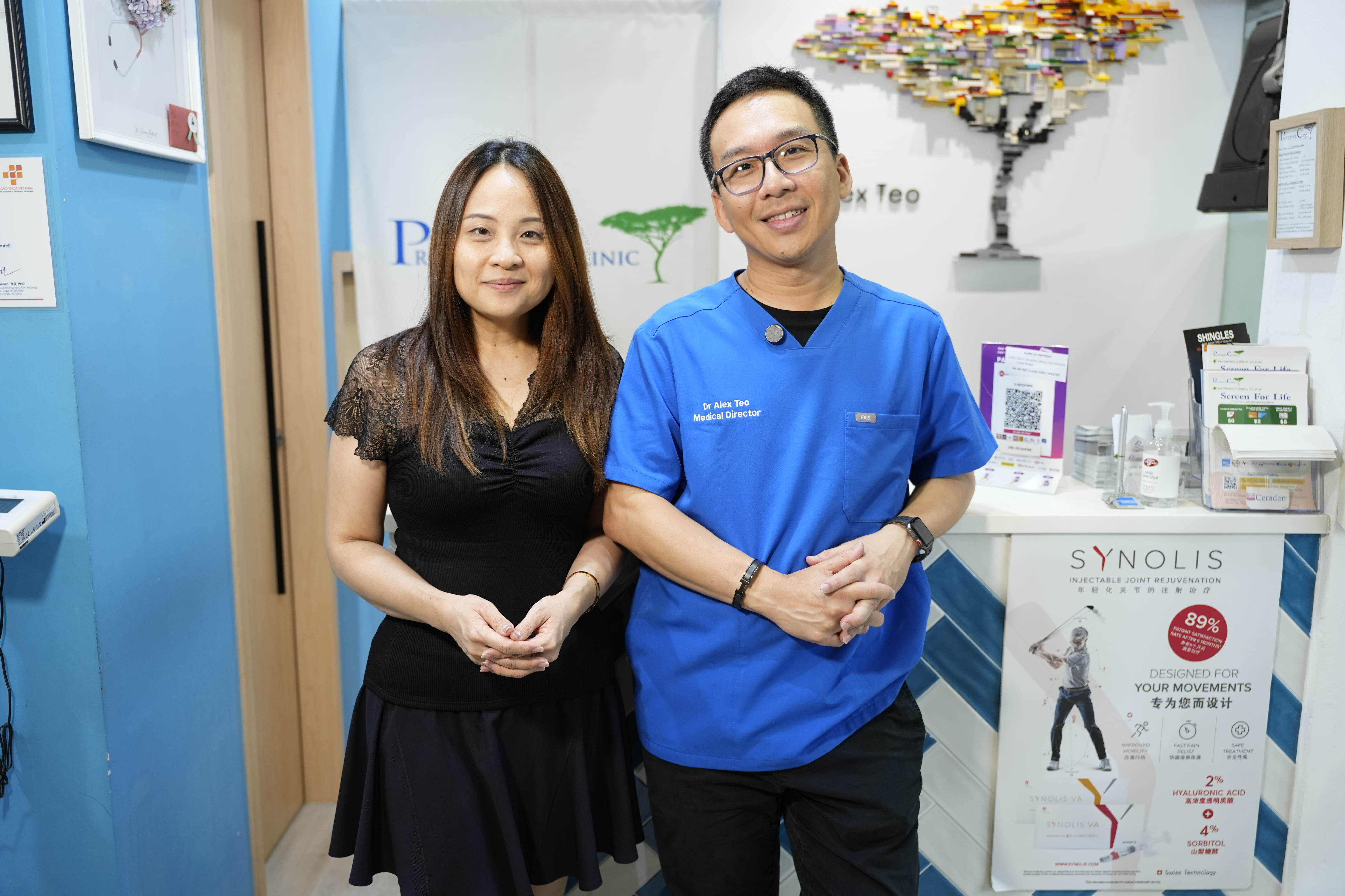 Doctor on a tele-consultation call